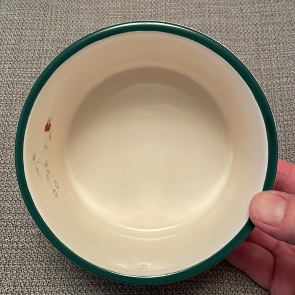 Pfaltzgraff WINTERBERRY Bowl Dip Dish In Excellent Condition - Picture 3 of 7